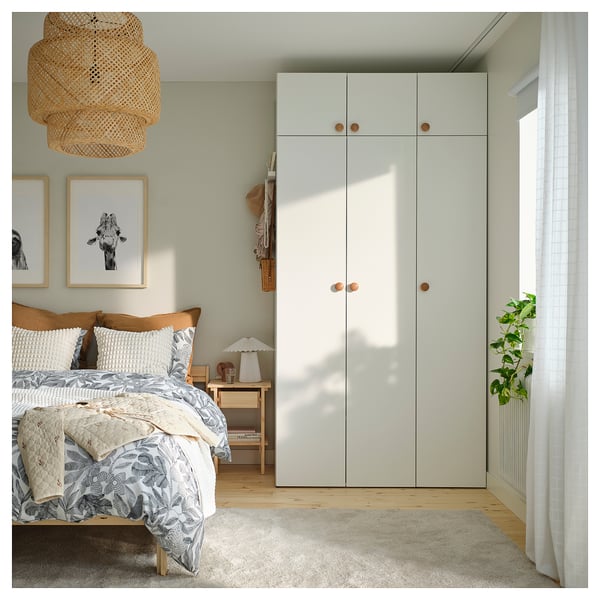 KRONÖREN Bedside table, pine, 39x32x55 cm