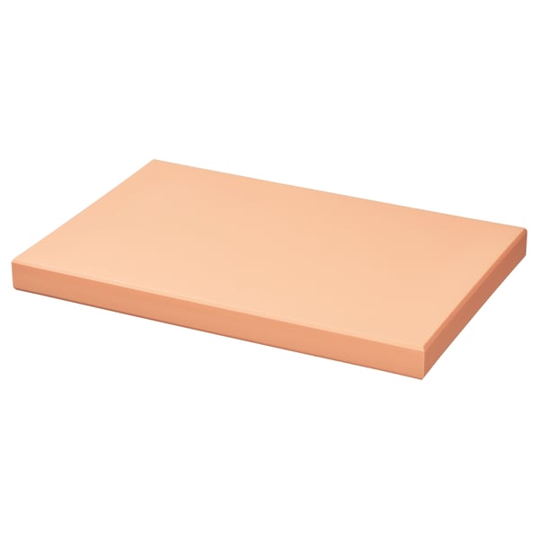 KUSTHOPPARE Chopping board, light orange, 25x17 cm