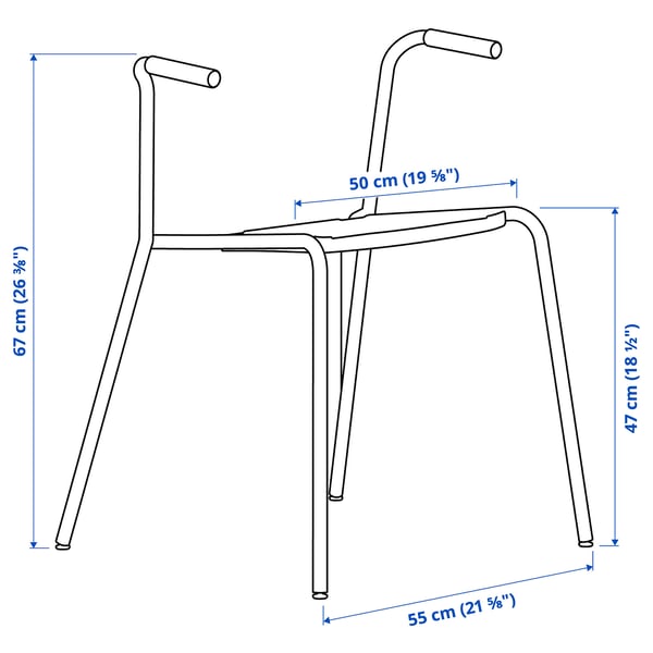 Illustration with measurements for the product: LÄKTARE.