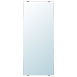 Lettain mirror: rectangular, clear glass with safety film, modern design.