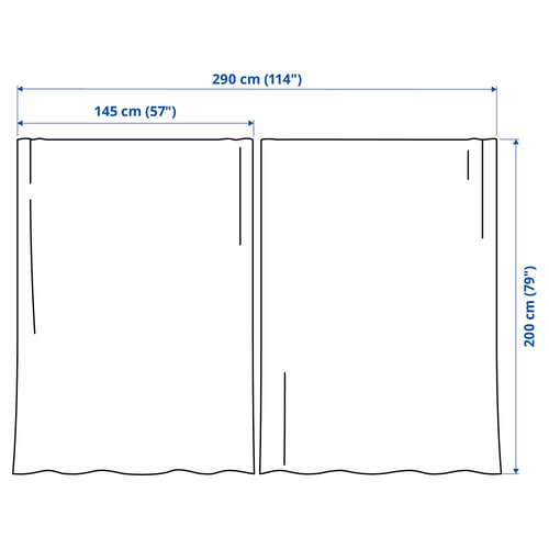 Illustration with measurements for the product: MATILDA.