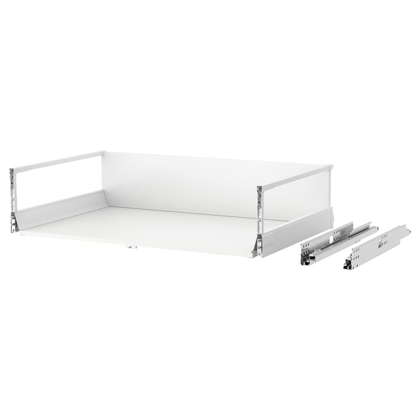 MAXIMERA drawer, white, steel & particleboard, rectangular, minimalist design.