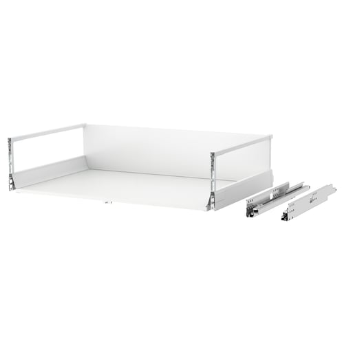 MAXIMERA drawer, white, steel & particleboard, rectangular, minimalist design.