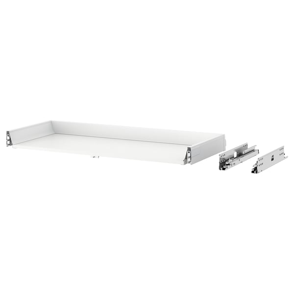 MAXIMERA drawer, white, with metal runners, all-wood interior.