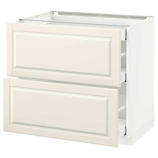 IKEA METOD kitchen unit - off-white, rectangle, bevelled drawer fronts.