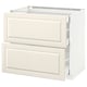 IKEA METOD kitchen unit - off-white, rectangle, bevelled drawer fronts.