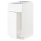 White METOD kitchen cabinet with sleek, modern design.