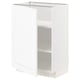 METOD kitchen cabinet: white, rectangular, sleek design with adjustable shelves, modern look.