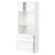 White METOD kitchen cabinet with adjustable shelf and drawer, modern design.