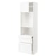White METOD kitchen cabinet set, modern design, adjustable shelves, soft-close drawers.