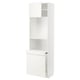 White METOD kitchen unit with adjustable shelves and a drawer.
