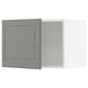 METOD kitchen cabinet: soft grey, square, bevelled edges, fiberboard.