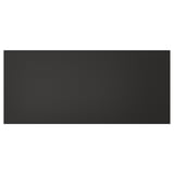 Black recycled wood NICKEBO front panel with matt finish