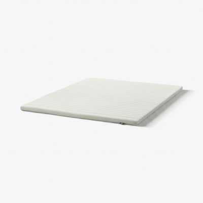 NISSEHOLM Mattress pad, white, 120x200 cm