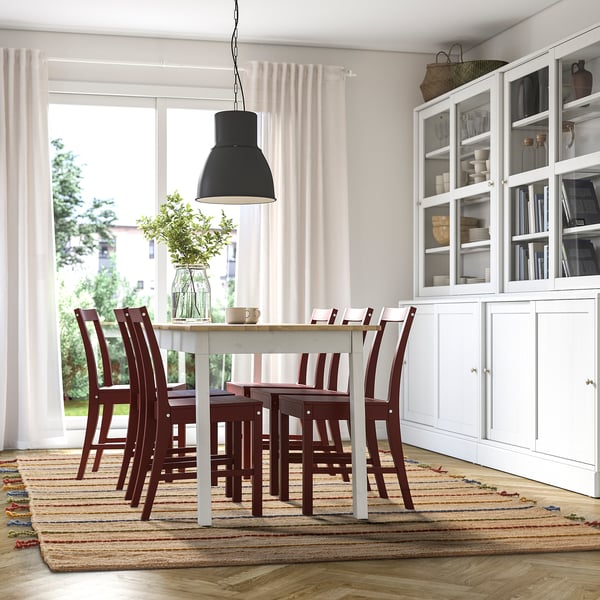 RAKLEV Rug, flatwoven, handwoven/natural multicolour, 170x240 cm
