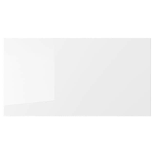 RINGHULT white glossy kitchen drawer, sleek modern design, durable & easy to clean.