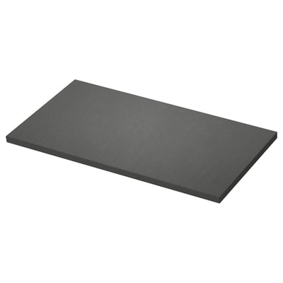 SÄLJAN Worktop, dark grey stone effect/laminate, 126x65x3.8 cm