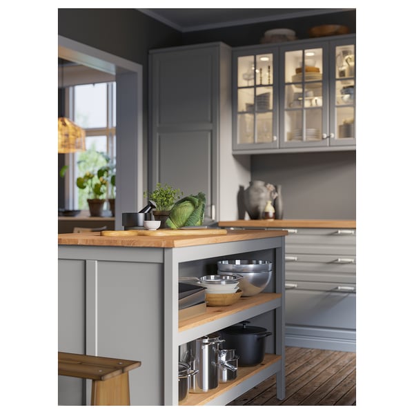 SÄLJAN Worktop, oak effect/laminate, 186x65x3.8 cm