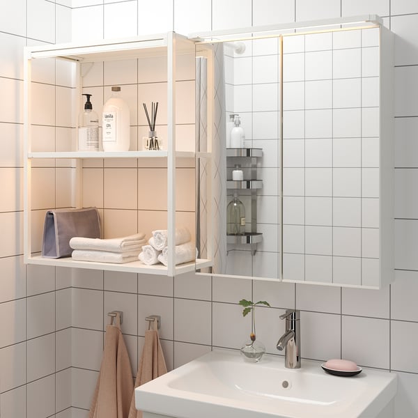 Modern bathroom, enhet series & led lights.