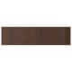 Dark wood panel, rectangular with a smooth edge, likely part of kitchen cabinetry.