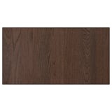 Dark wood SINARP panel with oak veneer, rectangle shape, natural grain pattern.