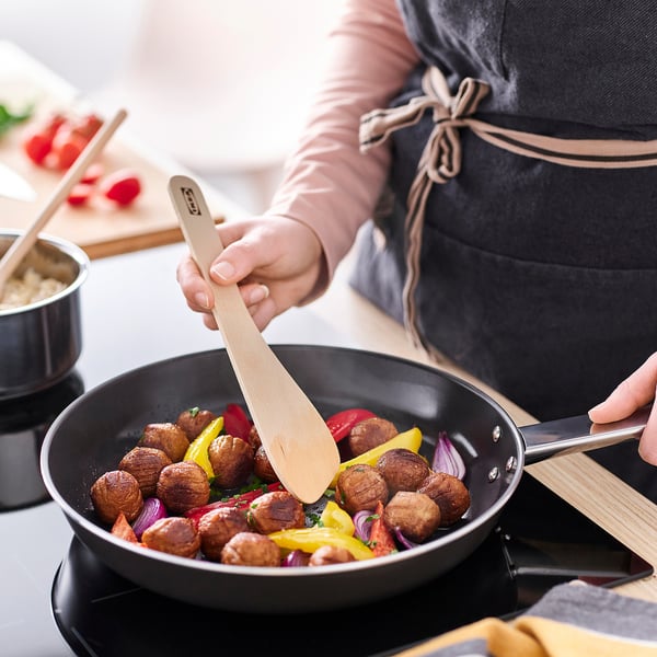 SJÖKEX 2-piece kitchen utensil set, birch