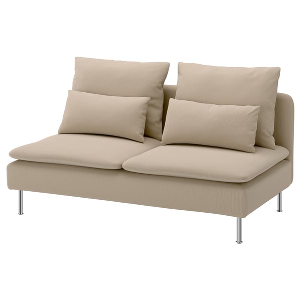 SÖDERHAMN Compact 3-seat section, Kelinge beige