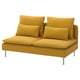 SÖDERHAMN Compact 3-seat section, Kelinge dark yellow