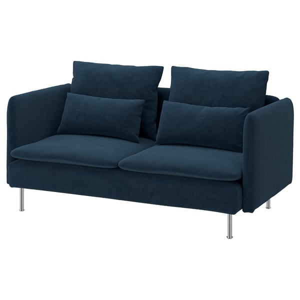 SÖDERHAMN Compact 3-seat sofa, Kelinge dark blue