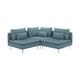 SÖDERHAMN Corner sofa, 3-seat, Fridtuna dark grey-blue