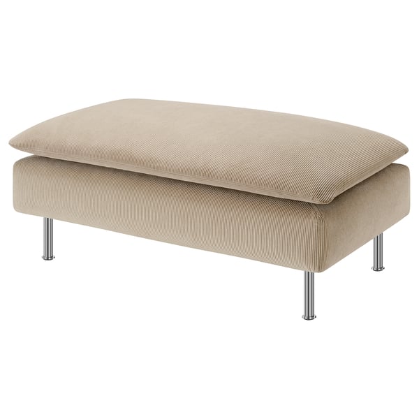SÖDERHAMN Footstool, Kelinge beige, 93x52 cm