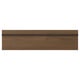 STENSTA dark brown ash veneer kitchen front with wide solid wood handle.