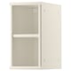 A TORNVIKEN light beige cabinet with open shelving, perfect for displaying or storing items.