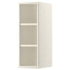 TORNVIKEN white kitchen cabinet, open shelves, square shape, simple design.