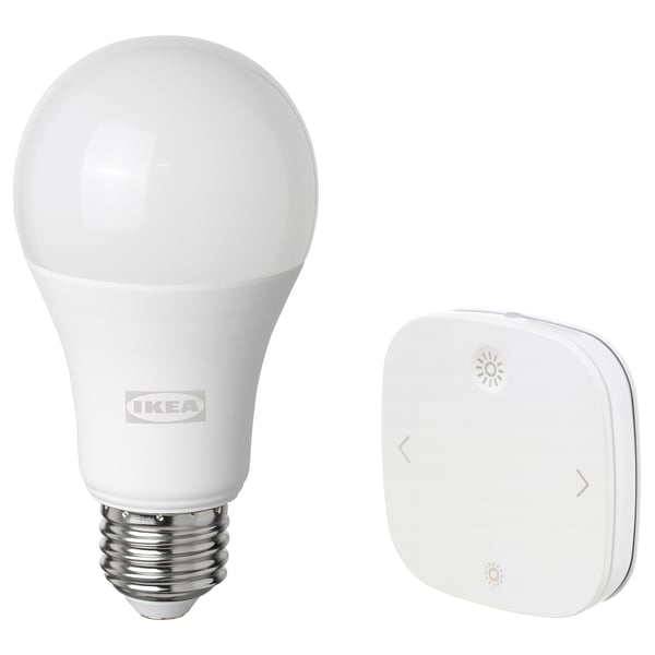 TRÅDFRI smart light bulb & remote