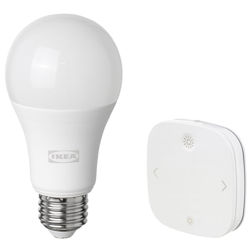 TRÅDFRI smart light bulb & remote