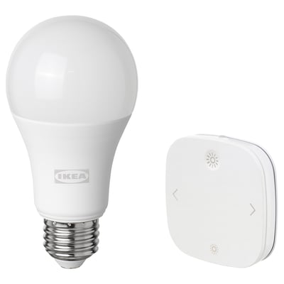 TRÅDFRI smart light bulb & remote
