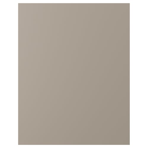 UPPLÖV tan kitchen panel, matte finish, rectangle.