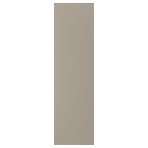 UPPLÖV: beige cover panel, rectangular, plastic/wood, uniform finish.