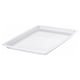UPPSNOFSAD lid, white, plastic, rectangular, simple.