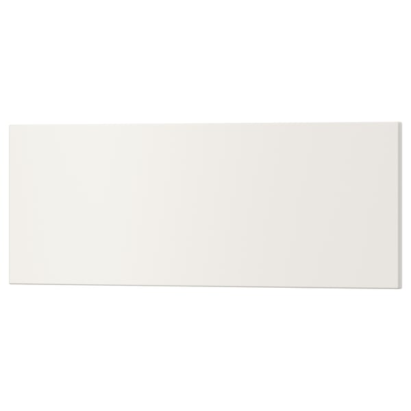 A white rectangular modern drawer front.