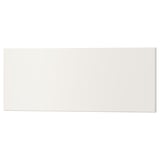A white rectangular modern drawer front.