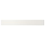 UTRUSTA drawer front, white, rectangular, smooth, ac acrylic paint, fibreboard material.