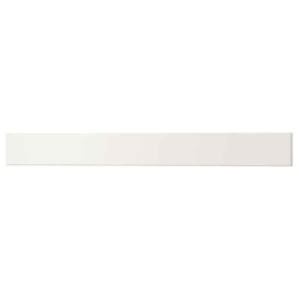 UTRUSTA drawer front in white, rectangular, acrylic-painted fiberboard.