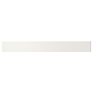 UTRUSTA drawer front in white, rectangular, acrylic-painted fiberboard.