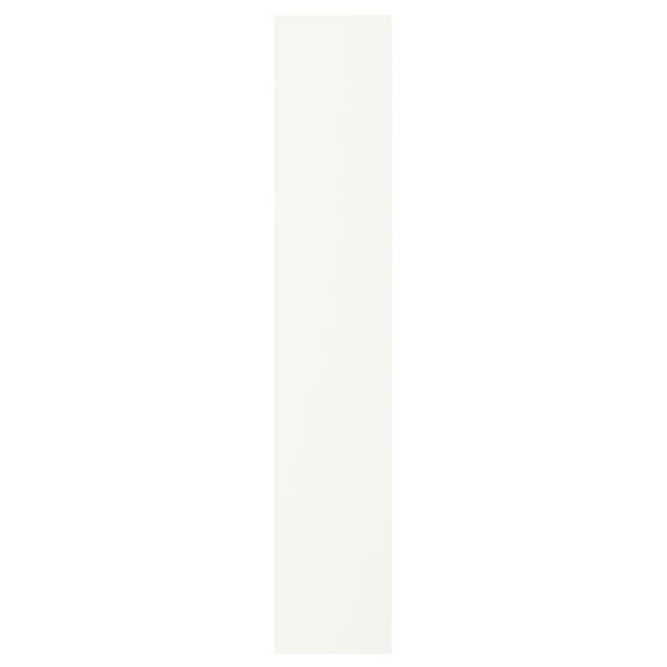 VALLSTENA white kitchen cabinet, rectangular, smooth surface, simple design.