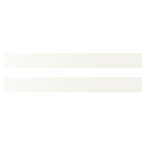VALLSTENA white kitchen cabinet, smooth, rectangular, 25-year guarantee, foil finish.