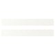 White VALLSTENA kitchen cabinets, smooth clean surface, particleboard material.