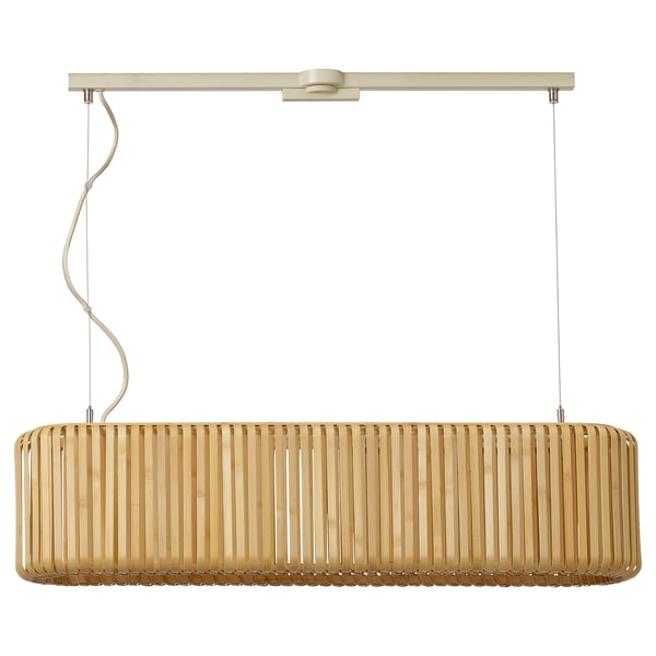 VARPTROSS Pendant lamp, bamboo, 79 cm