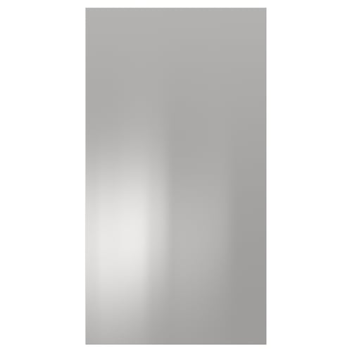 Stainless steel kitchen panel, sleek and silver, rectangular shape.